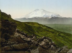 Berg nära Kislovodsk, Ryssland, c1895 av Unbekannt