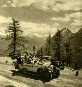 Bergsvy vid Schöneck på Grossglockner High Alpine Road, Österrike, c1935. av Unbekannt