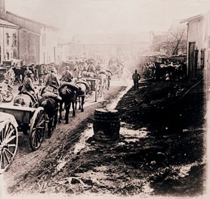Beridna trupper med vagnar, c1914-c1918 av Unbekannt