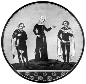 Sörjande vanor, 1300-talet, 1910 av Unbekannt