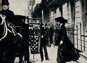 Mr Churchill avgår på smekmånad, 1908, 1945. av Unbekannt