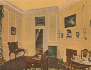 Mrs Washingtons vardagsrum, 1946 av Unbekannt