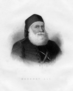 Muhammad Ali Pasha, vice kung i Egypten, 1800-talet av Unbekannt