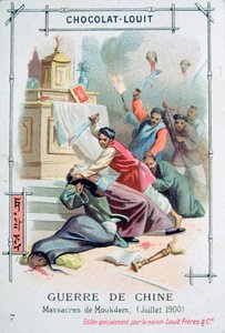 Mukden-massakern, Boxer Rebellion, Kina, juli 1900 av Unbekannt