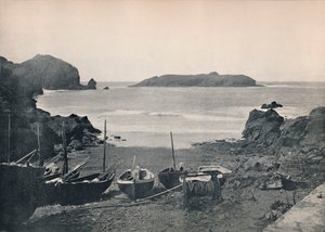 Mullion Cove - Visar Mullion Island, 1895 av Unbekannt