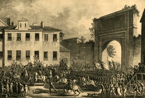 Napoleon går in i Milano den 14 maj 1796, 1921. av Unbekannt