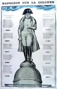 Napoleon på kolonnen, 1800-talet av Unbekannt