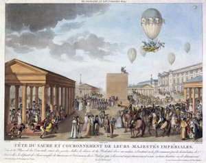 Napoleons kröningsfirande, 3 december 1804 av Unbekannt