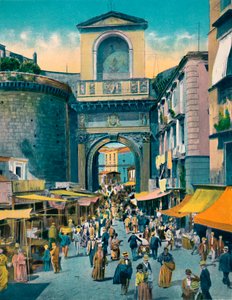 Neapel - Porta Capuana, c1900. av Unbekannt