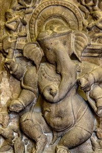 Indiens nationalmuseum, Delhi. Ganesh lättnad. Detalj. Indien. av Unbekannt