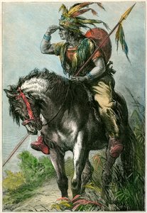 Indianscout, c1870 av Unbekannt
