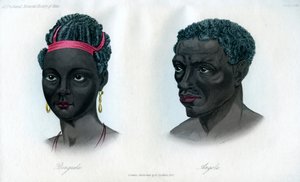 Infödda i Benguela och Angola, 1848 av Unbekannt
