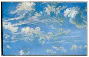 Natur: molnstudie, c1822 1956 av Unbekannt