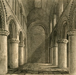 Steynings kyrka, 1835. av Unbekannt