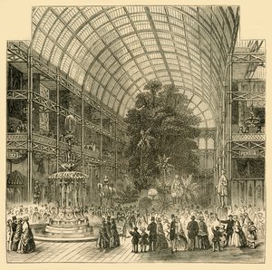 Nave of the Great Exhibition of 1851, c1876. av Unbekannt