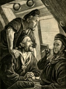 Närmar sig hem, 1881. av Unbekannt