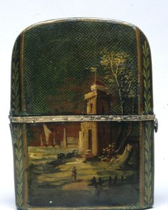 Necessaire med doftflaskor, tidigt 1800-tal. av Unbekannt