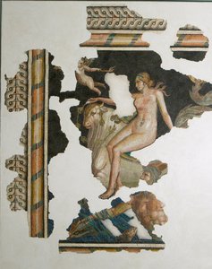 Nereide, Italien (mosaik) av Unbekannt