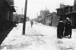 New Street, Bagdad, Mesopotamien, första världskriget, 1918 av Unbekannt