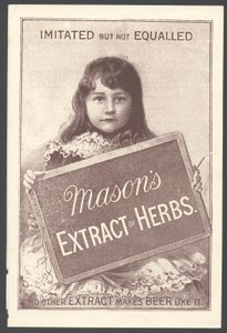 Newball och Mason Extract of Herbs, 1890-talet av Unbekannt