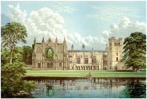 Newstead Abbey, Nottinghamshire, hem för familjen Webb, c1880 av Unbekannt