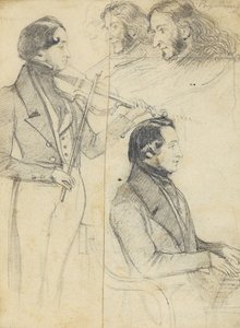 Niccolò Paganini 1782-1840 av Unbekannt