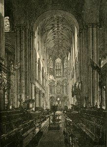 Norwich katedral. Kören, Ser österut, 1898. av Unbekannt