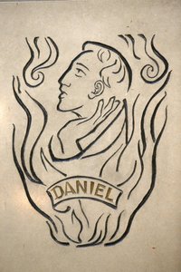 Notre Dame de France katolska kyrkan, London. Profeten Daniel, London, Storbritannien av Unbekannt
