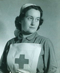 Sjuksköterska, ca 1940-talet. av Unbekannt