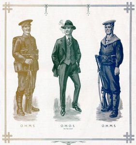 O.H.M.S, O.H.O.S. på egen hand, O.H.M.S., 1916 av Unbekannt