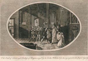 Odo, jarl av Kent och biskop av Bayeux, gripen av sin bror William I, 1082 1793 av Unbekannt