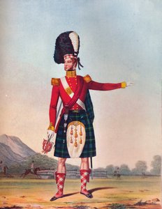 Officer för 92nd Highland Regiment of Foot, c1833. 1914 av Unbekannt