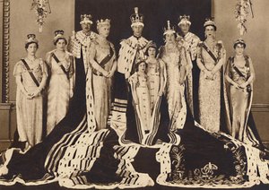 Officiell kröningsgrupp, 1937 av Unbekannt