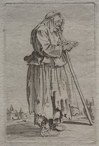 Gammal tiggarkvinna, 1600-tal. av Unbekannt