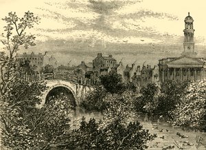 Gamla bron över sjön, Regents Park, 1847, c1876. av Unbekannt