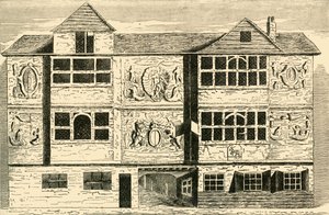 Gamla hus tidigare vid Bankside, c1878. av Unbekannt