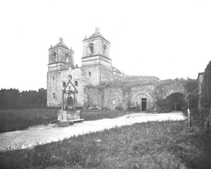 Old Spanish Mission, San Antonio, Texas, USA, c1900. av Unbekannt