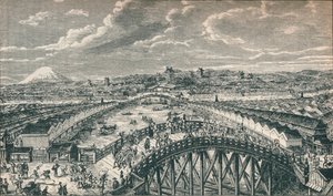 Gamla Tokyo: staden Edo, säte för shogunernas regering i hundratals år, 1907 av Unbekannt