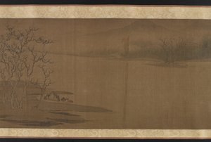 Gamla träd och kalla kråkor, i stil med Zhao Danian, Yuan eller Ming dynastin, 1300-talet. av Unbekannt