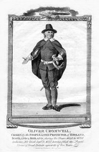 Oliver Cromwell, engelsk militärledare och politiker, 1706 av Unbekannt