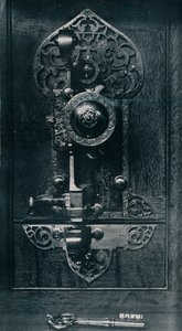 Oliver Cromwells Portable Steel Lock, c1600-talet, 1904 av Unbekannt