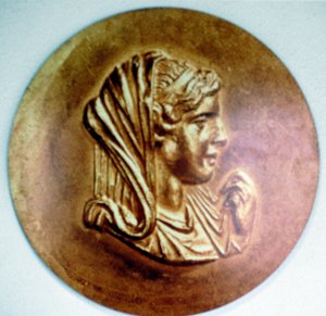 Olympias, drottning av Makedonien, 300-talet e.Kr av Unbekannt