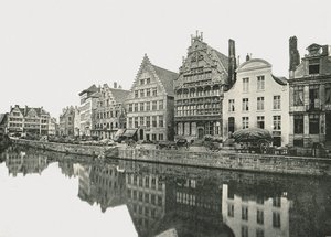 På Bank of the Schelde, Gent, Belgien, 1895. av Unbekannt