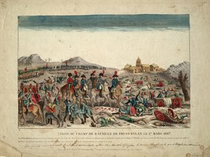 På slagfältet vid Eylau, 1807 av Unbekannt