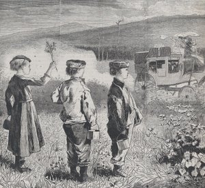 På vägen till sjön George Appletons Journal, Vol. I den 24 juli 1869. av Unbekannt
