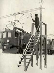På Lapplandsexpressens rutt, 1935-36. av Unbekannt
