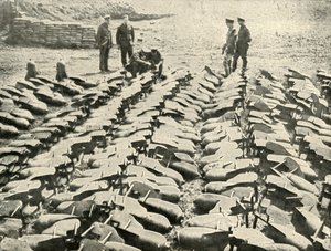 En natts ransoner för en bombningsskvadron, 1919. av Unbekannt