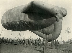 En av våra observationsballonger, 1919. av Unbekannt