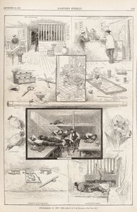 Opiumrökning i New York från Harpers Weekly, 24 september 1881, 1881 av Unbekannt
