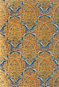 Prydnad i paneler på väggarna, Hall of the Ambassadors, 1907. av Unbekannt